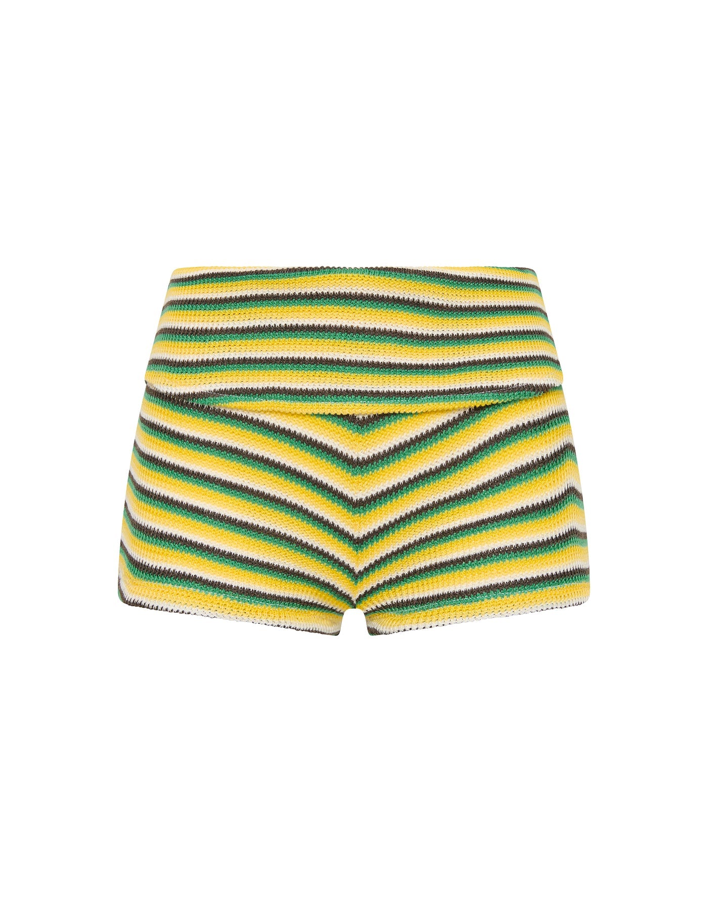 ELLI - LEMONADE Crochet Stripe Short