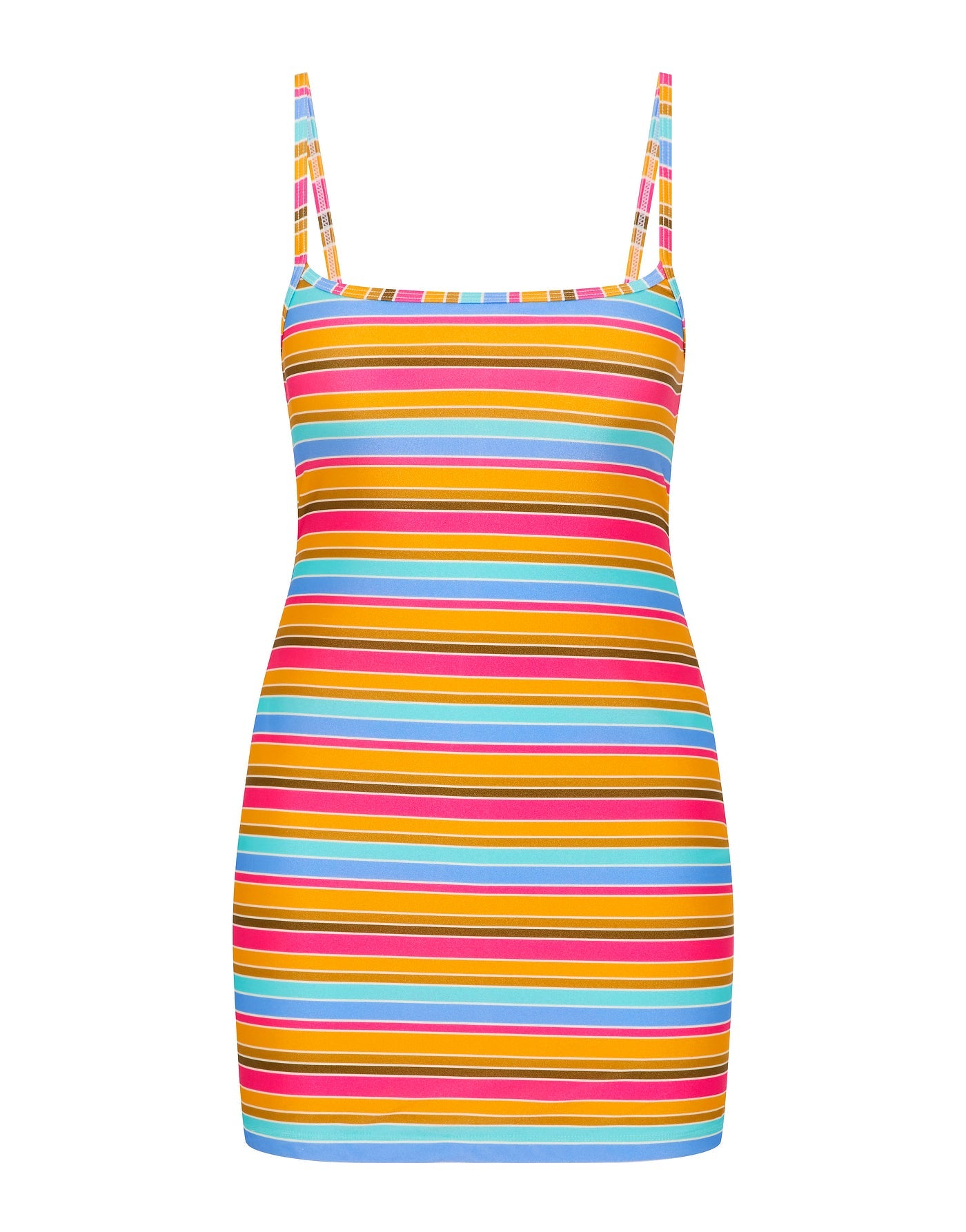 MINNI - MELON STRIPE Mini Dress