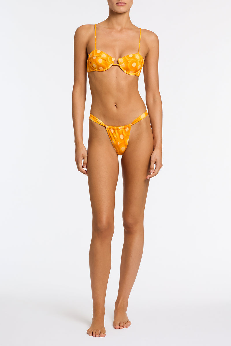 PALMA - TANGERINE Balconette Bikini Set