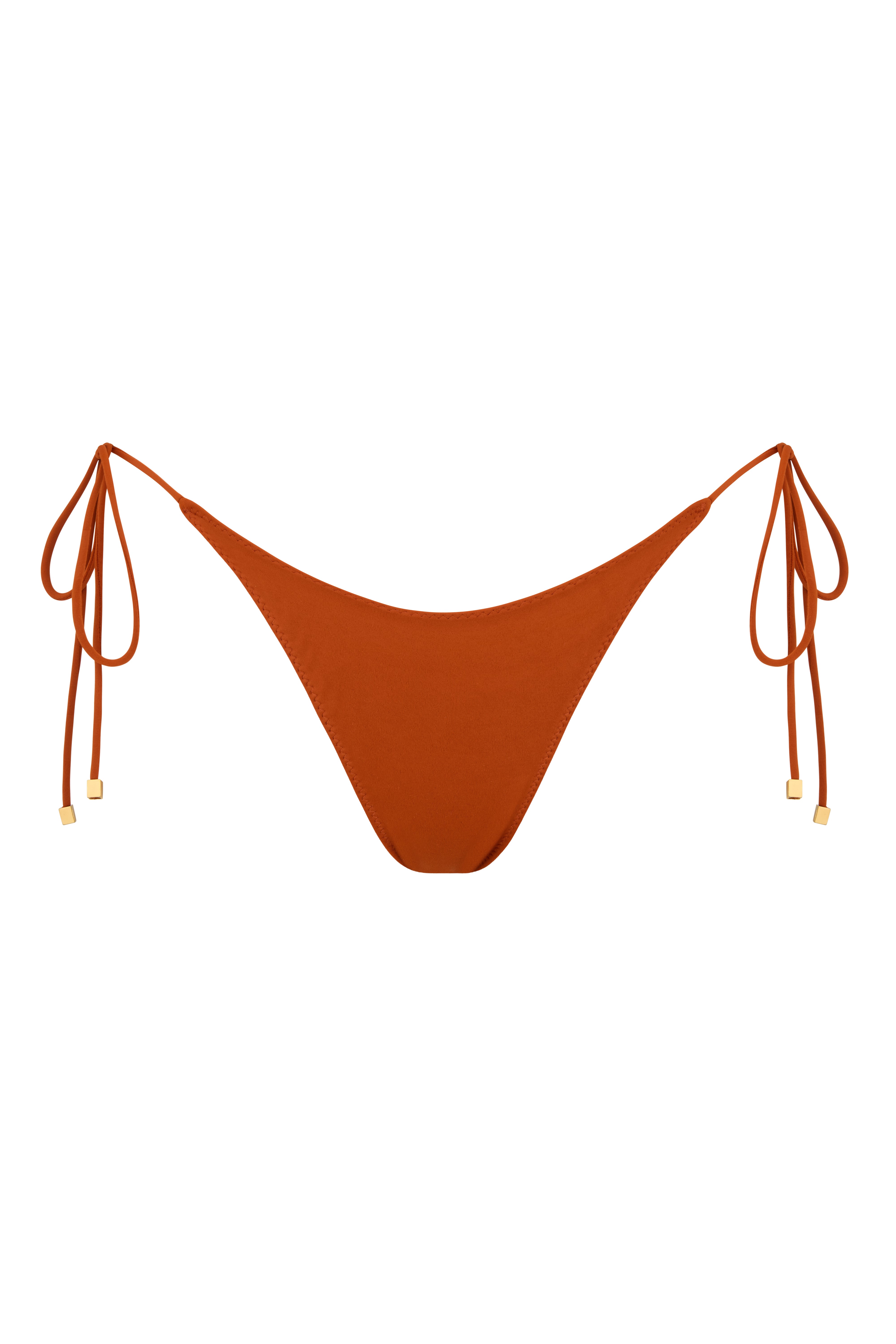 Mocha Glow – Bikinihose zum Binden an den Seiten
